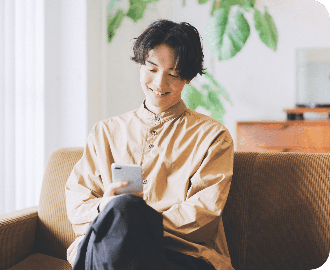 求人を見ている様子